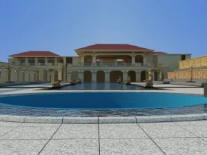 architecture 890 3D Model