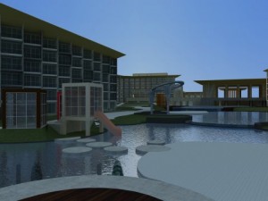 architecture 890 3D Model