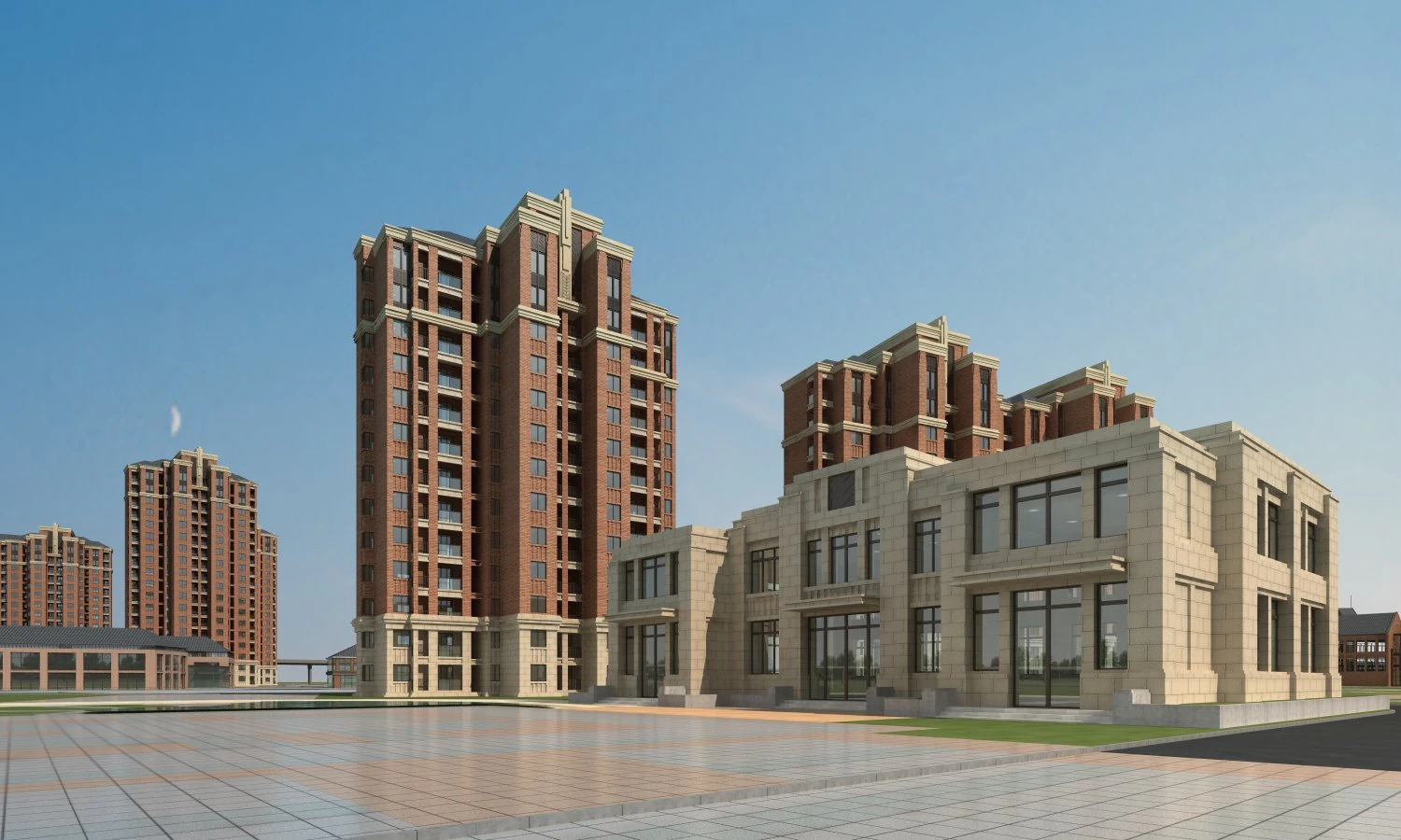 architecture 896 3D Model .c4d .max .obj .3ds .fbx .stl .blend 