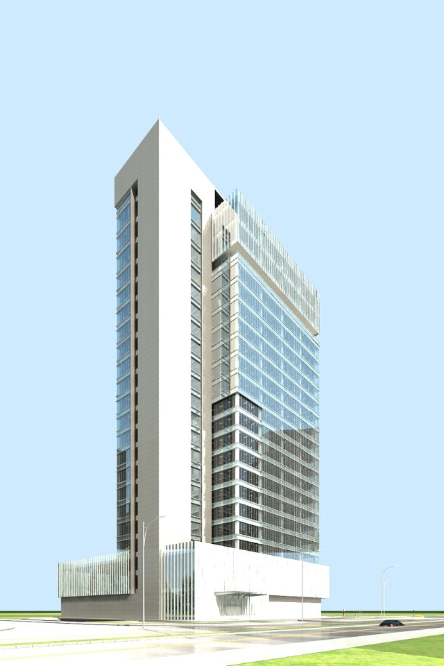 architecture 898 3D Model .c4d .max .obj .3ds .fbx .stl .blend 