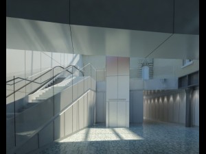 underground station 001 3Dモデル