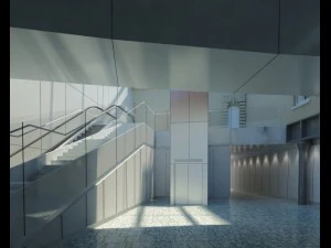 underground station 001 3D Model