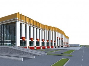 railway station 001 3D Model