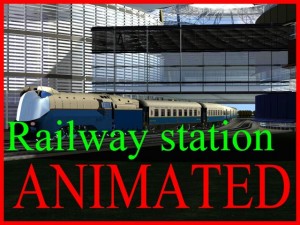 railway station 002 3D-Modell