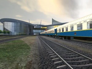 railway station 002 3D Model