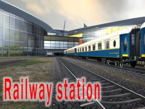 railway station 002 3D 모델