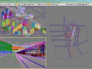 railway station 002 3D 모델