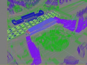 railway station 003 3D-Modell