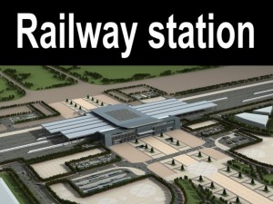 railway station 009 3D-Modell