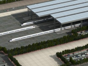 railway station 009 3D Model