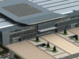railway station 009 3D Model