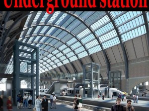underground station 001 3D-Modell