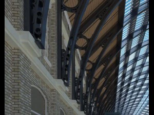 underground station 001 3D Model