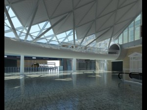 underground station 001 Modelo 3D