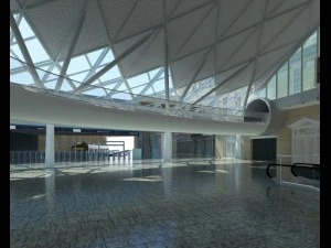 underground station 001 3D Model