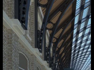 underground station 001 3D Model
