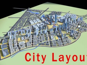 urban design 001 3D Model
