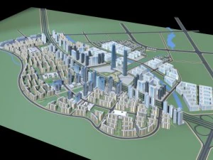 urban design 001 3D Model