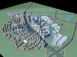 urban design 001 3D Model