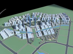 urban design 001 3D Model