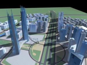 urban design 001 3D Model