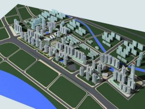 urban design 004 3D Model