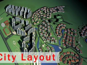 desain perkotaan 008 Model 3D