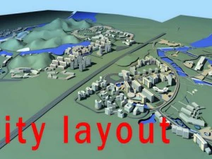 design urbain 011 Modèle 3D