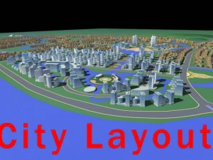 stedenbouwkundig ontwerp 012 3D Model