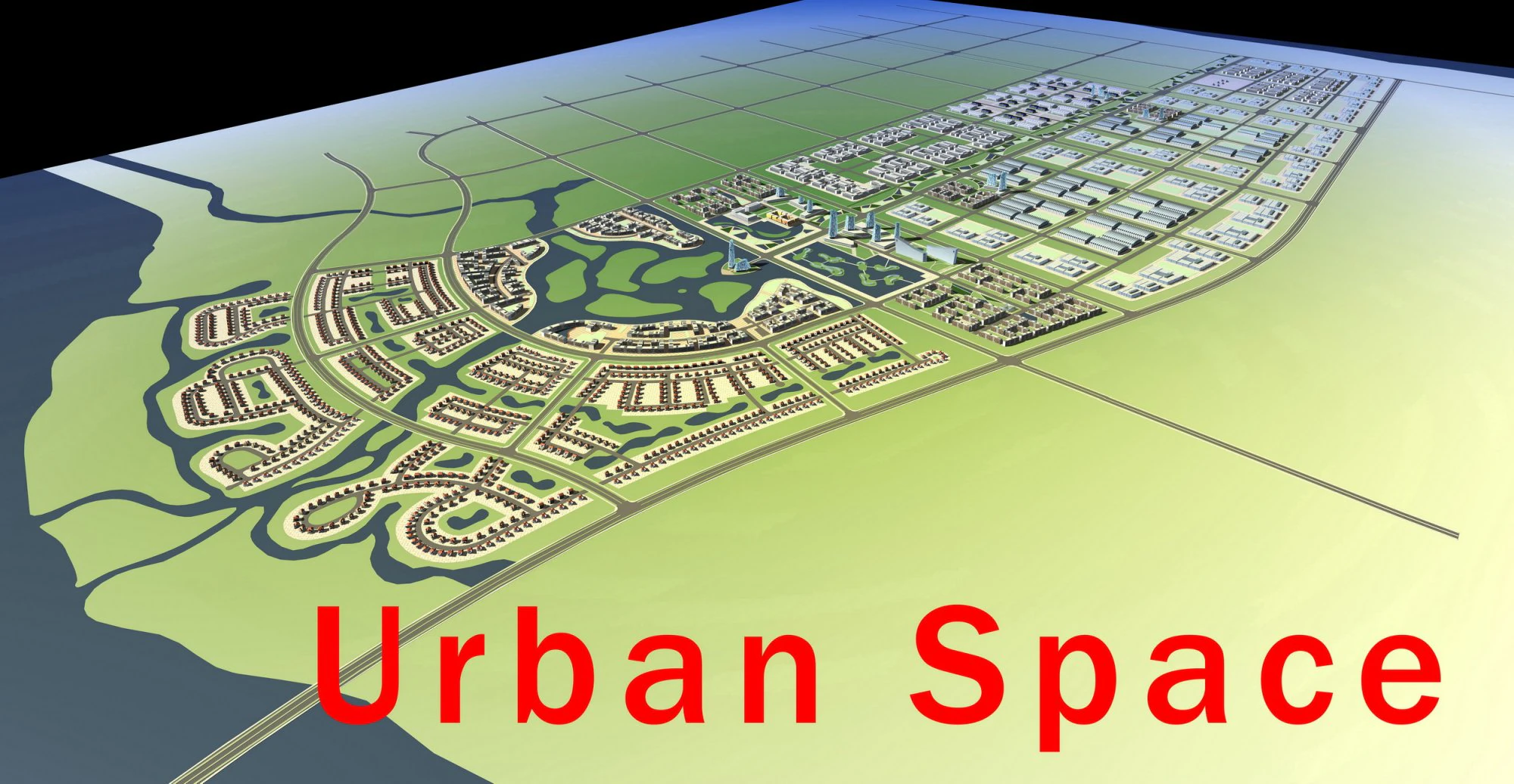 urban design 023 3D Model .c4d .max .obj .3ds .fbx .stl .blend 