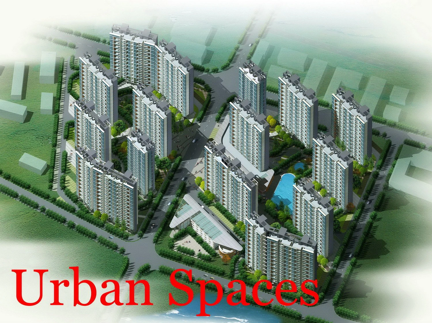 urban design 038 3D Model .c4d .max .obj .3ds .fbx .stl .blend 