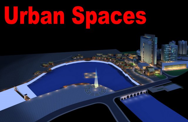 urban design 048 3D मॉडल .c4d .max .obj .3ds .fbx .stl .blend 
