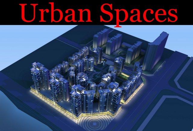 urban design 049 3D-Modell .c4d .max .obj .3ds .fbx .stl .blend 