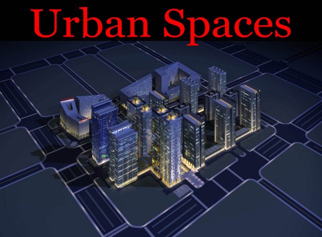 urban design 050 Modèle 3D .c4d .max .obj .3ds .fbx .stl .blend 