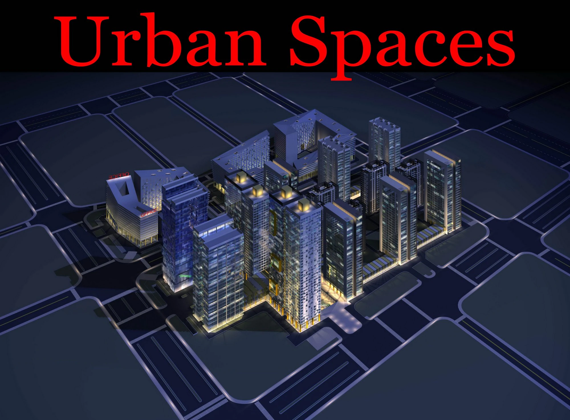 urban design 050 3D Model .c4d .max .obj .3ds .fbx .stl .blend 