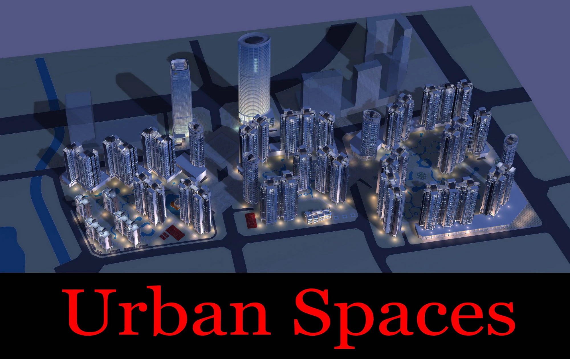 urban design 052 3D Model .c4d .max .obj .3ds .fbx .stl .blend 