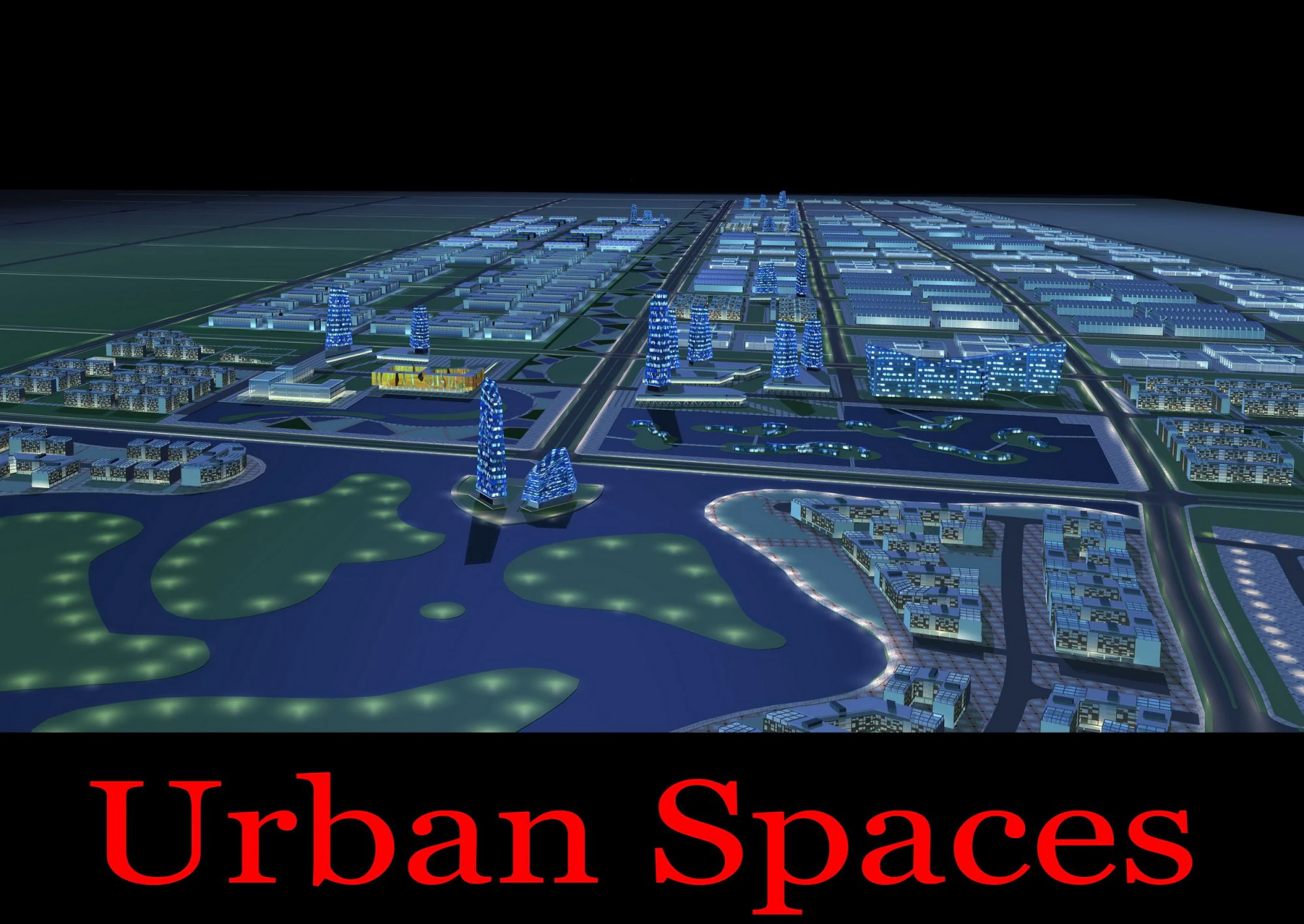 urban design 055 3D Model .c4d .max .obj .3ds .fbx .stl .blend 