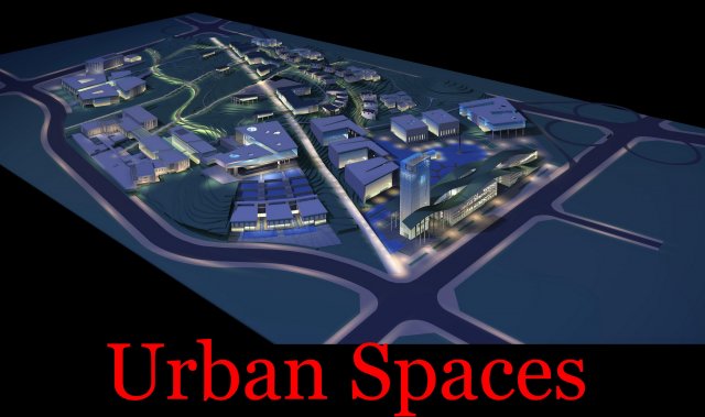 urban design 057 Modèle 3D .c4d .max .obj .3ds .fbx .stl .blend 