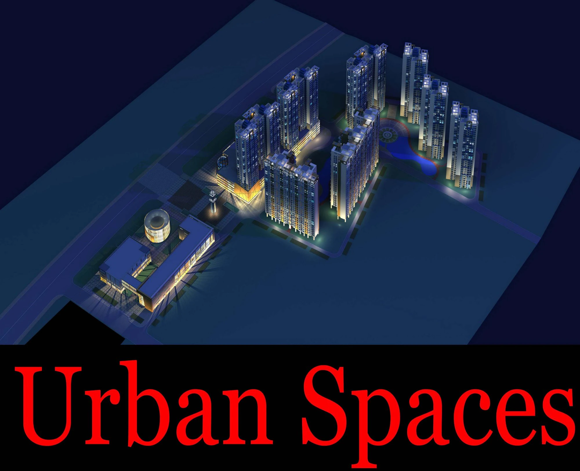 urban design 063 3D Model .c4d .max .obj .3ds .fbx .stl .blend 