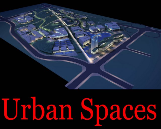 urban design 066 3D Modell .c4d .max .obj .3ds .fbx .stl .blend