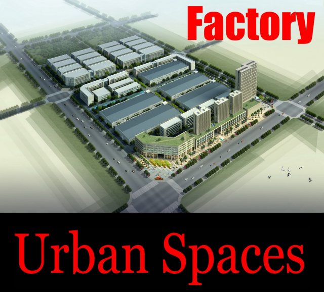 urban design 067 Model 3D .c4d .max .obj .3ds .fbx .stl .blend 