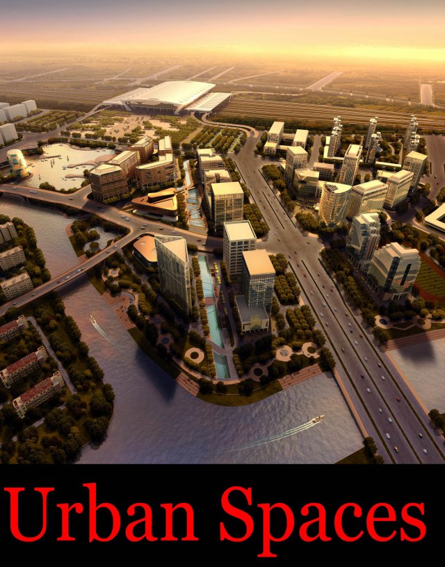 urban design 068 3D 模型 .c4d .max .obj .3ds .fbx .stl .blend 