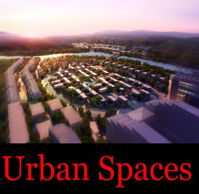 urban design 071 Modello 3D .c4d .max .obj .3ds .fbx .stl .blend 