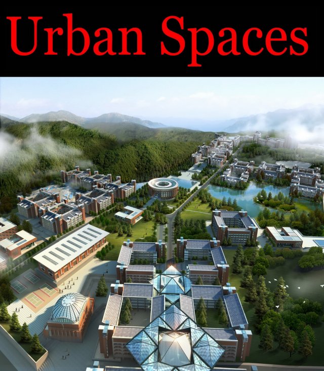 urban design 073 3D मॉडल .c4d .max .obj .3ds .fbx .stl .blend 