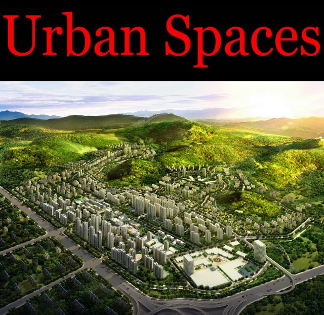 urban design 075 3D Model .c4d .max .obj .3ds .fbx .stl .blend 