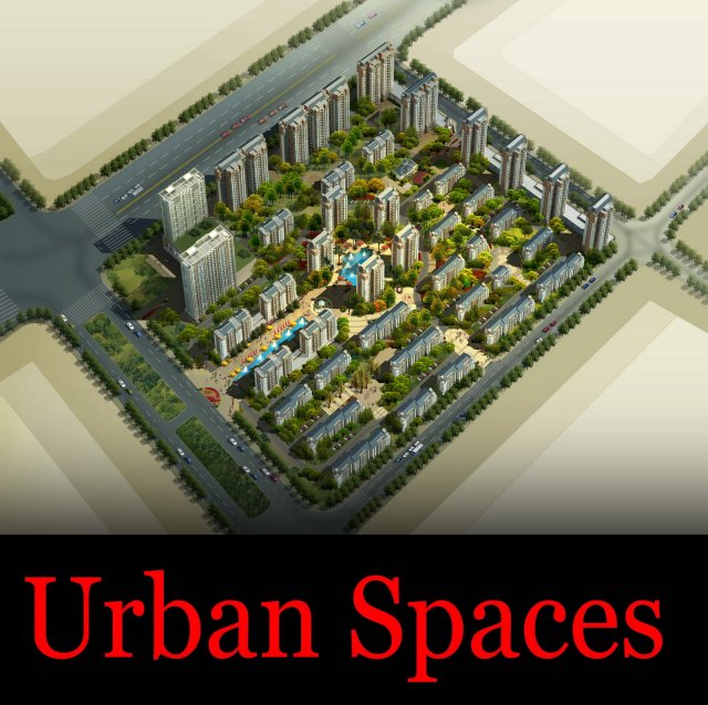 urban design 080 3D Model .c4d .max .obj .3ds .fbx .stl .blend 