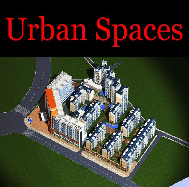 urban design 085 Modelo 3D .c4d .max .obj .3ds .fbx .stl .blend 