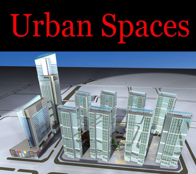urban design 087 Modelo 3D .c4d .max .obj .3ds .fbx .stl .blend 
