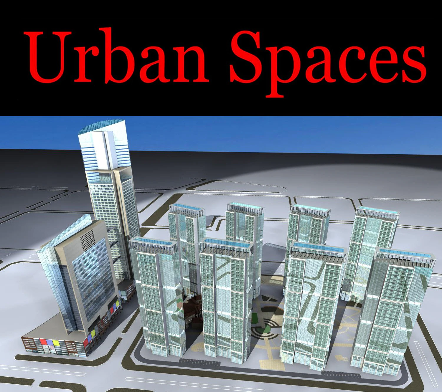 urban design 087 3D Model .c4d .max .obj .3ds .fbx .stl .blend 