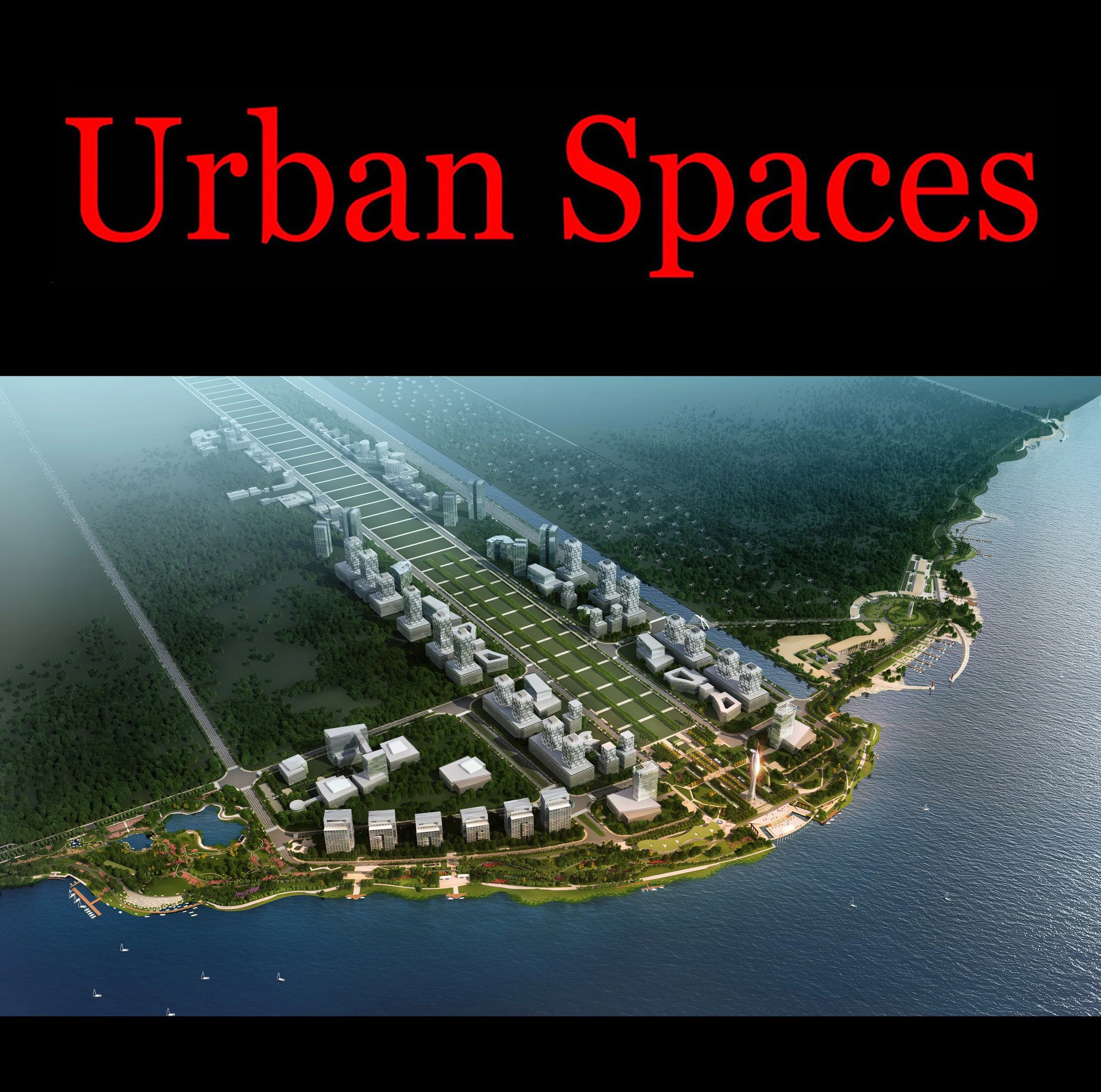 urban design 091 3D Model .c4d .max .obj .3ds .fbx .stl .blend 